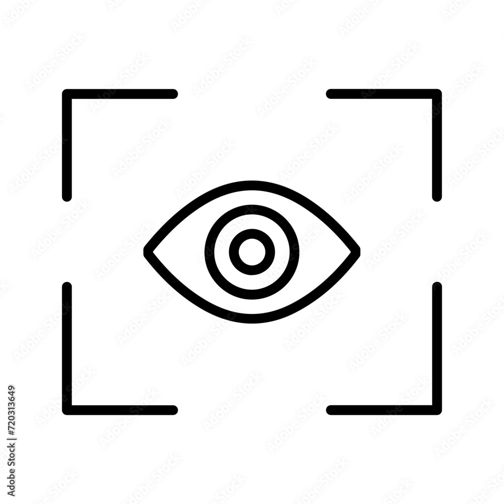 eye icon vector illustration