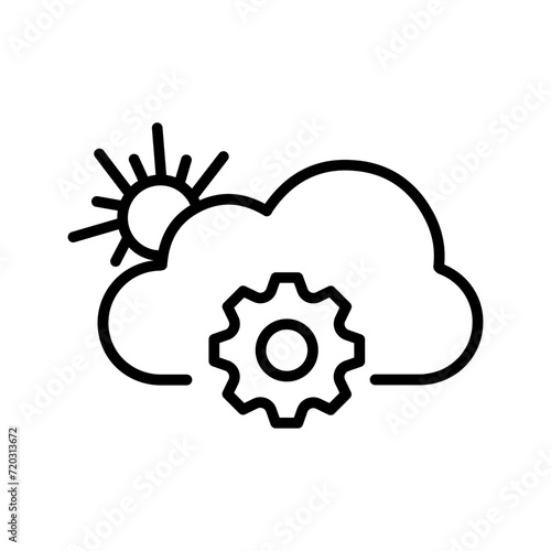 Forecast Vector Icon