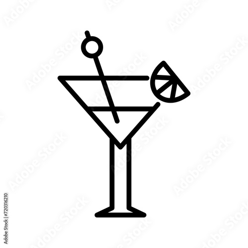 Martini Vector Icon