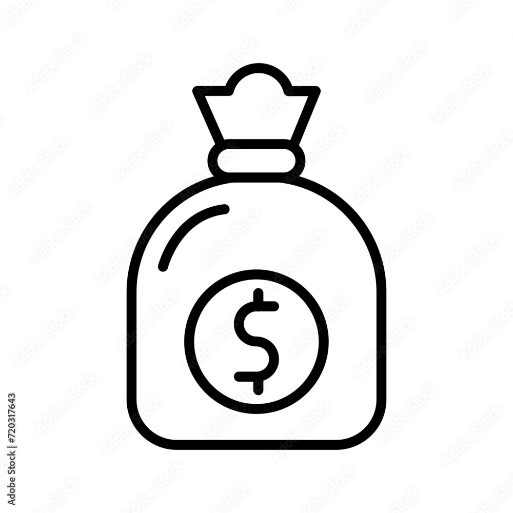 Money Bag Vector Icon Money Bag Vector Icon