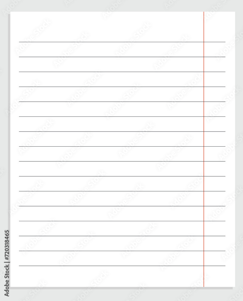 Torn blank notebook paper
Torn blank notebook paper