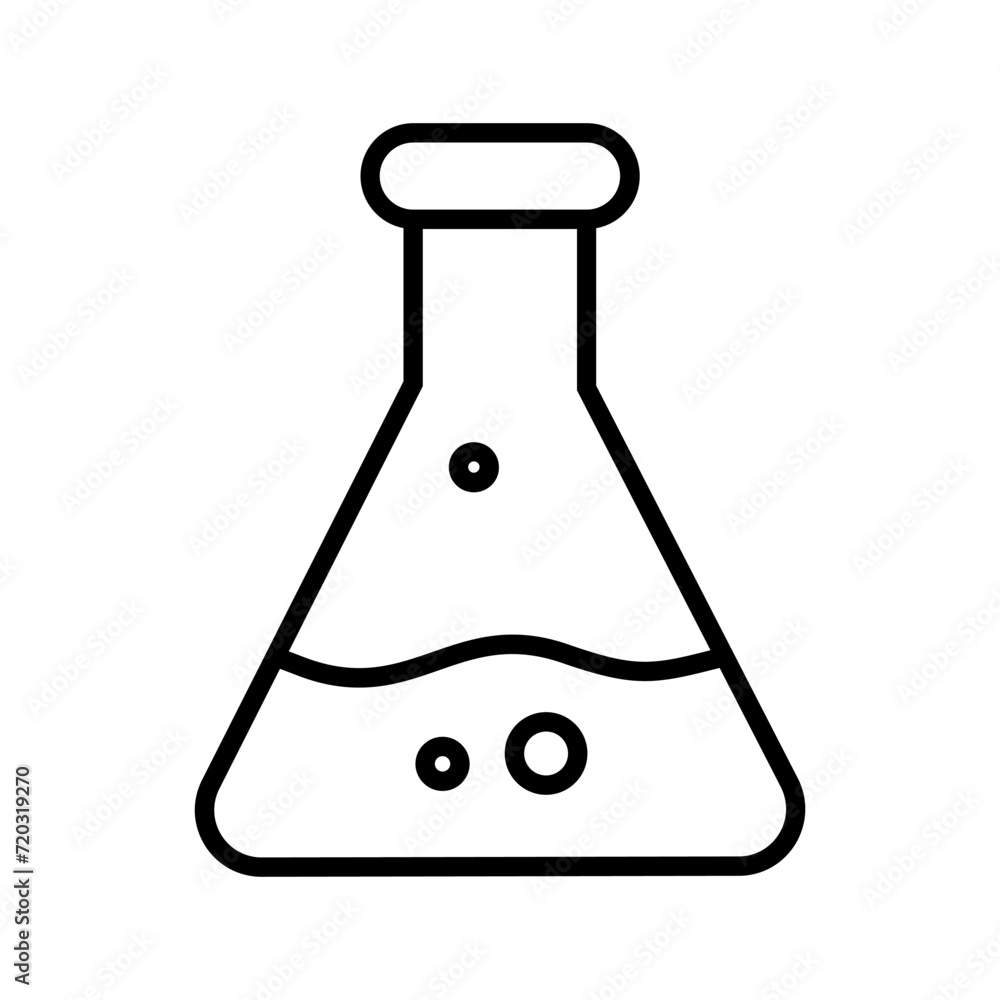 Flask Line Icon Flask Line Icon