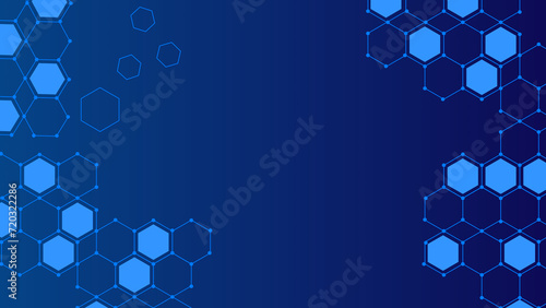 Abstract Technology background, concept futuristic digital hi-technology science and research.