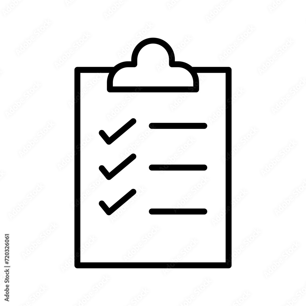 clipboard with checklist clipboard with checklist
