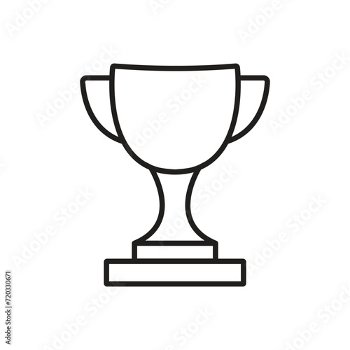 trophy icon vector