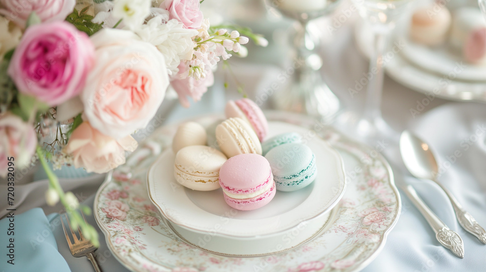 The famous dessert Macaron, macaroons with filling inside, a masterpiece of culinary art, an unusual background. For any special occasions. The famous dessert Macaron, macaroons with filling inside, a masterpiece of culinary art, an unusual background. For any special occasions.