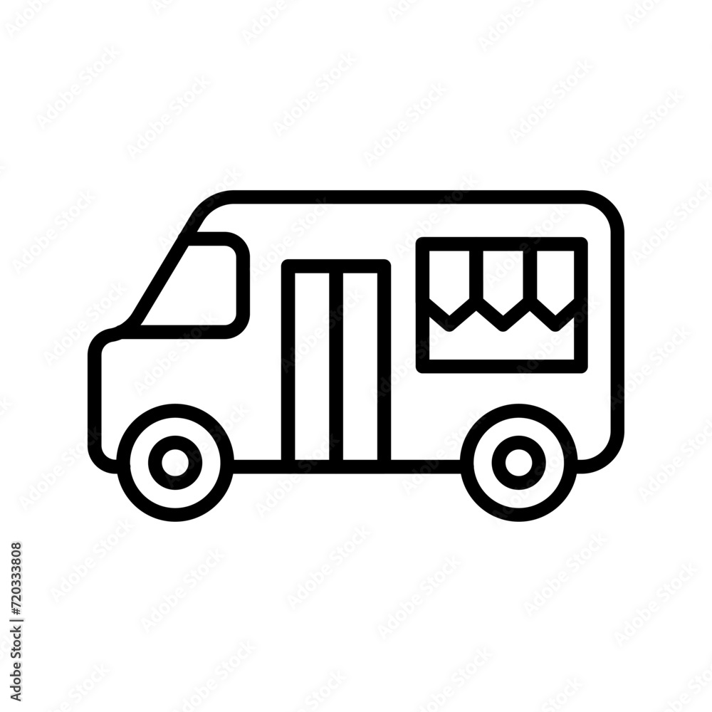 Fast Food Truck Icon