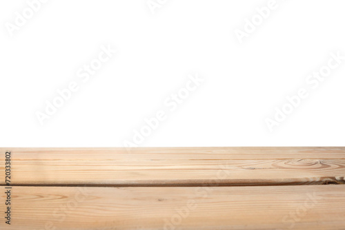 Wooden board isolated in a white background.