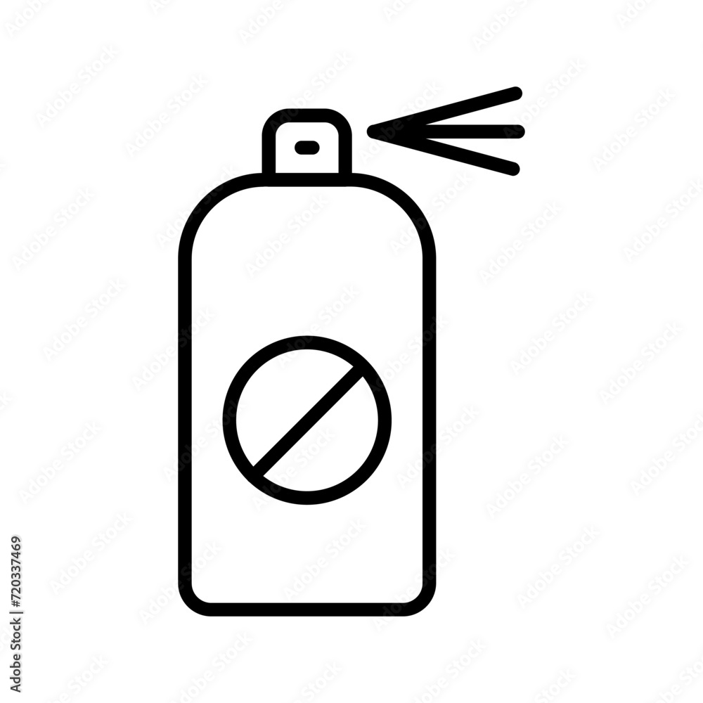 Pesticide Bottle Vector Icon Pesticide Bottle Vector Icon