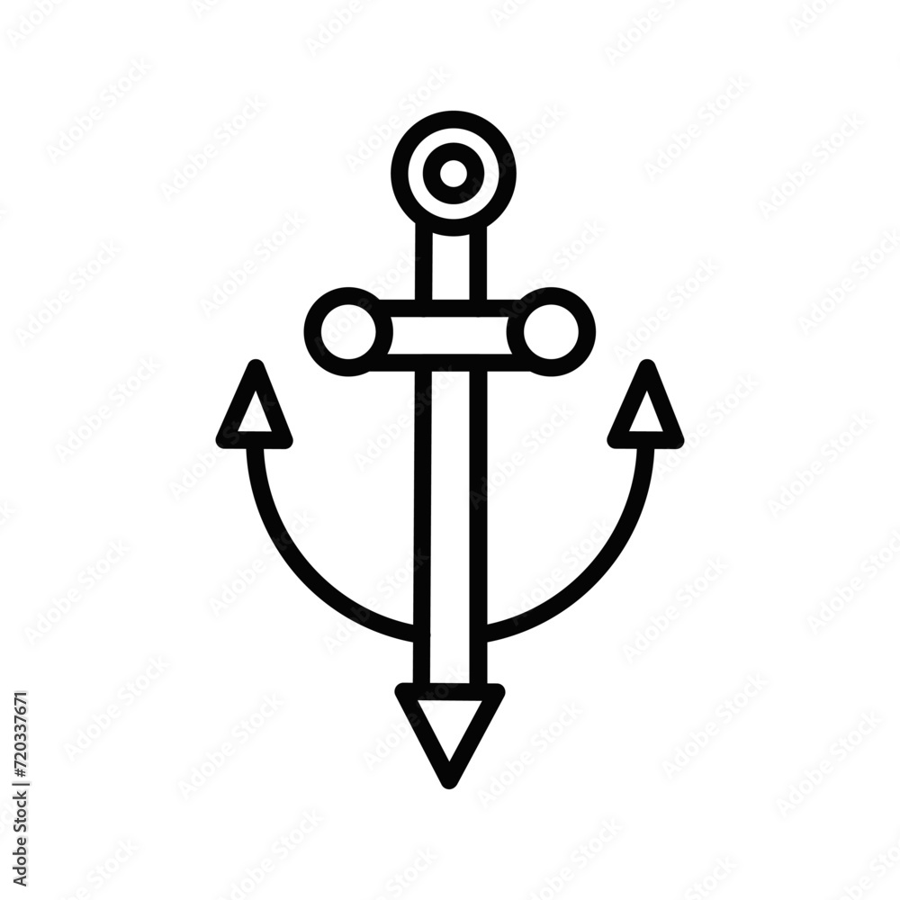 Anchor Vector Icon