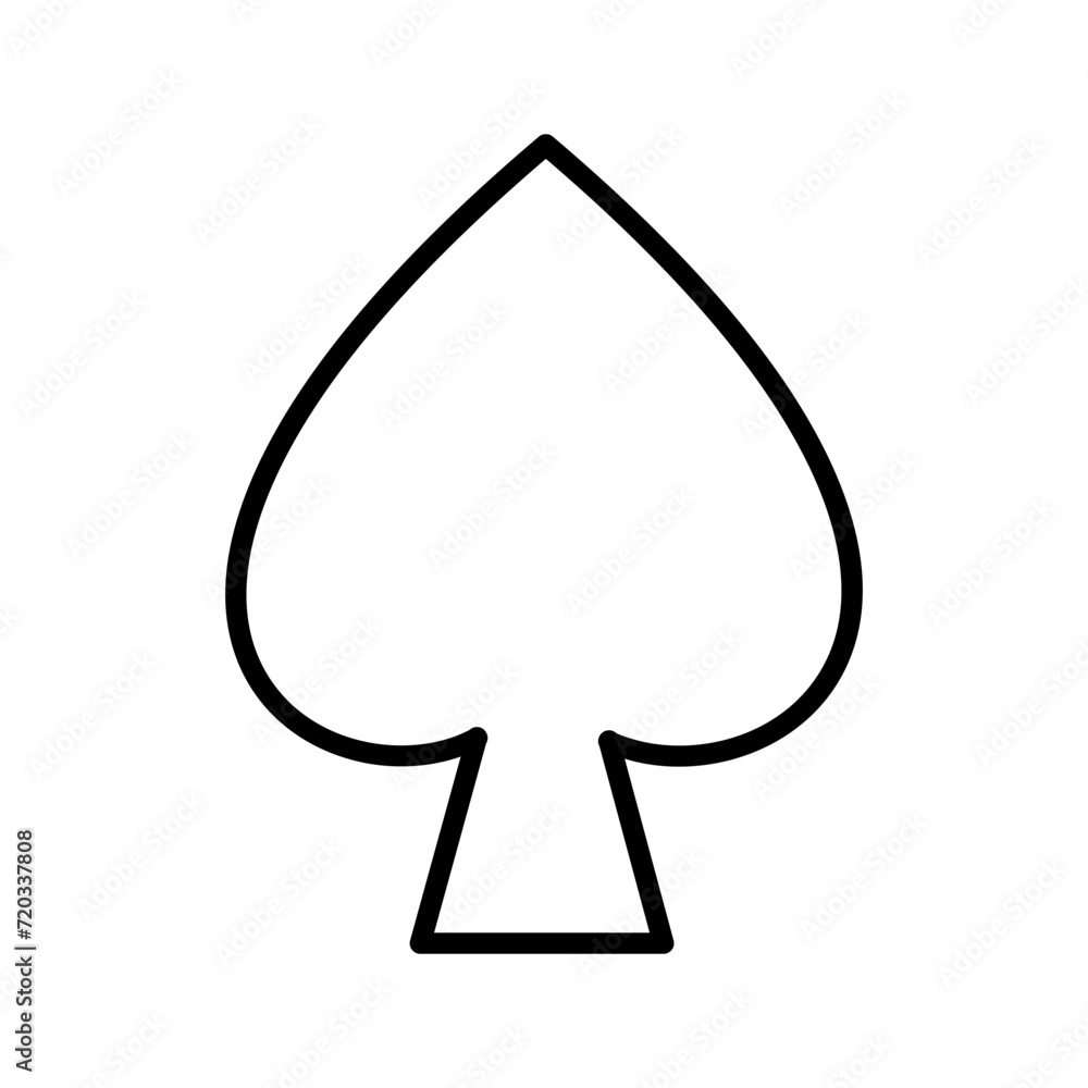 Spade Vector Icon Spade Vector Icon