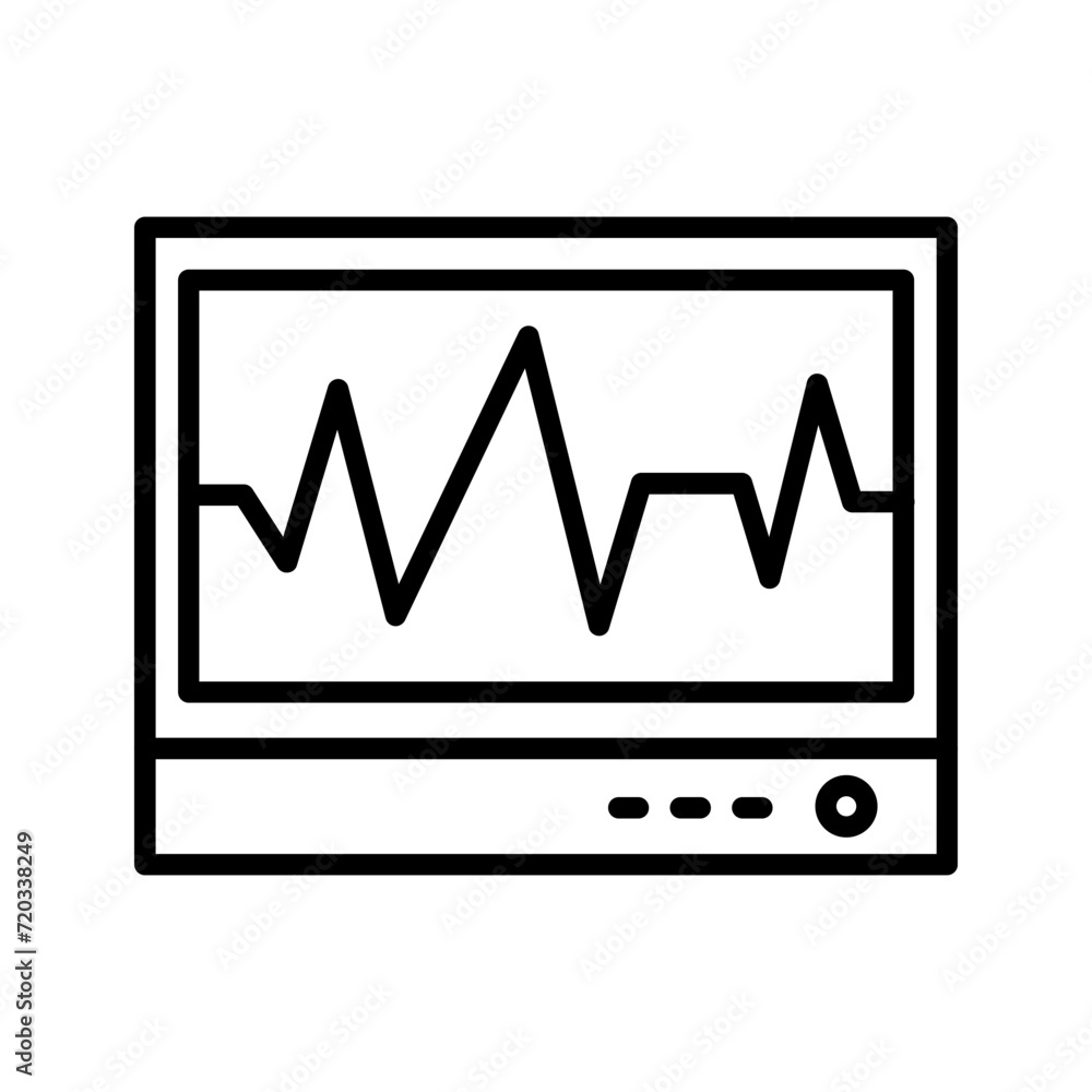 ECG Vector Icon