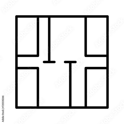 Evacuation Plan Vector Icon