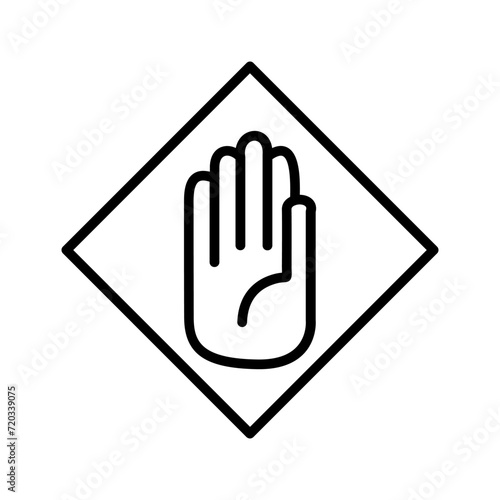 Halt Vector Icon