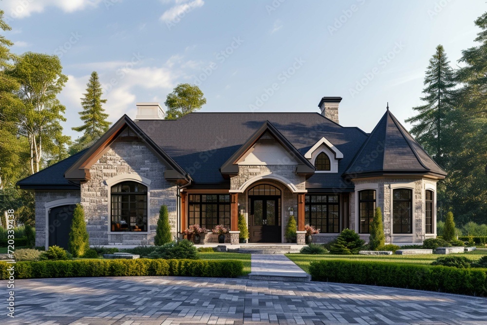 House exterior with curb appeal