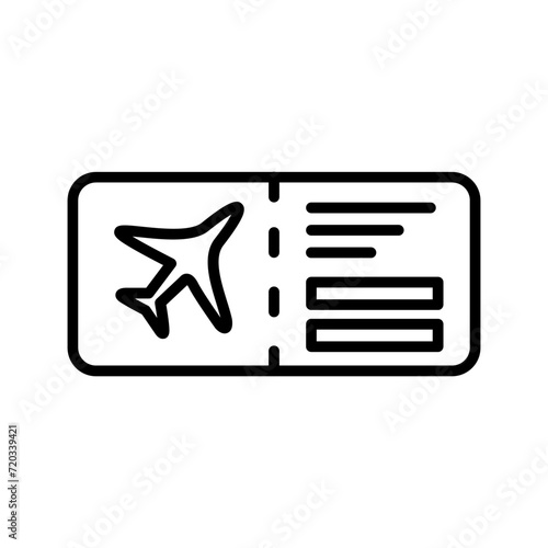 Plane Tickets Vector Icon