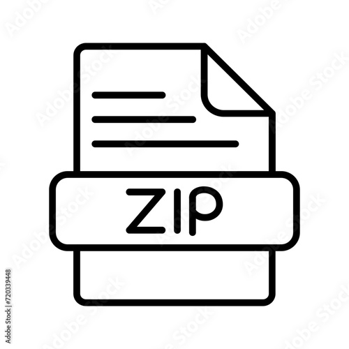 ZIP Vector Icon
