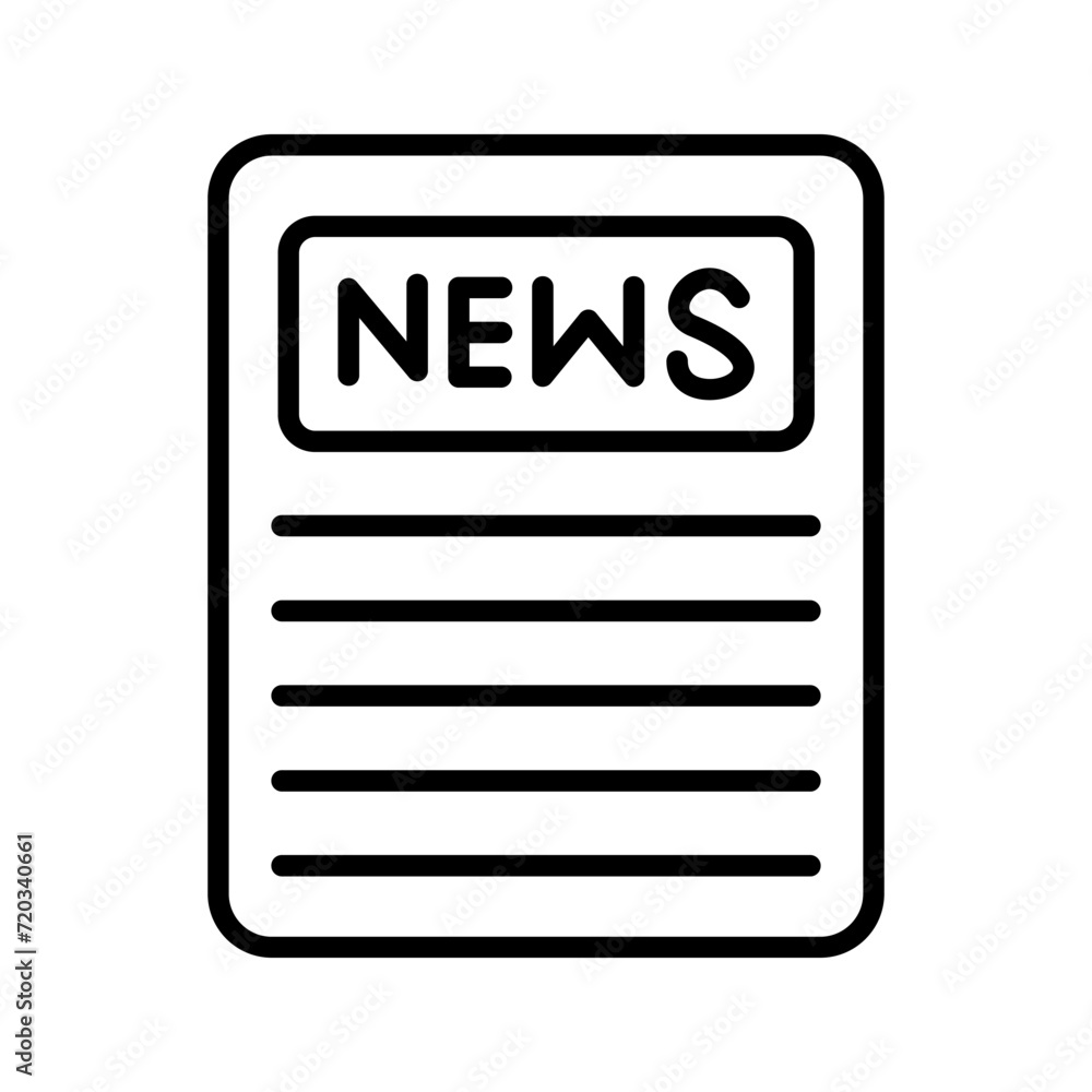 Press Releases Vector Icon Press Releases Vector Icon