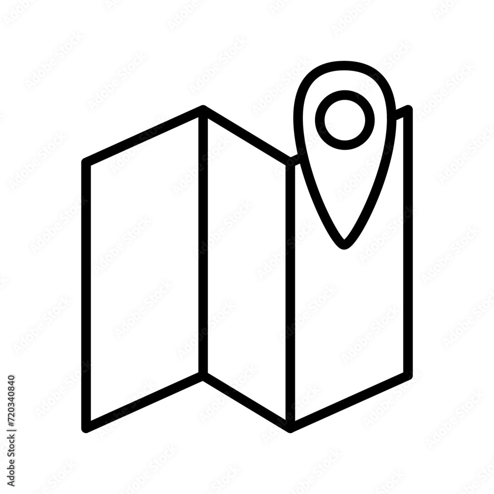 Map Vector Icon Map Vector Icon