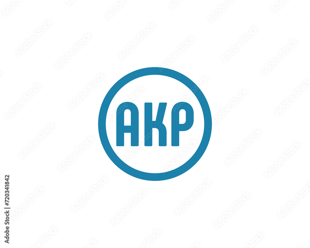 AKP logo design vector template AKP logo design vector template