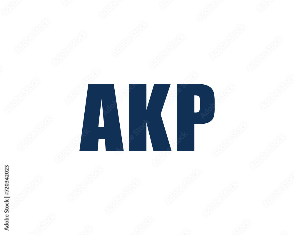AKP logo design vector template AKP logo design vector template