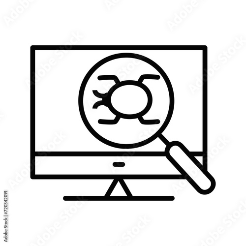 Debugging Vector Icon