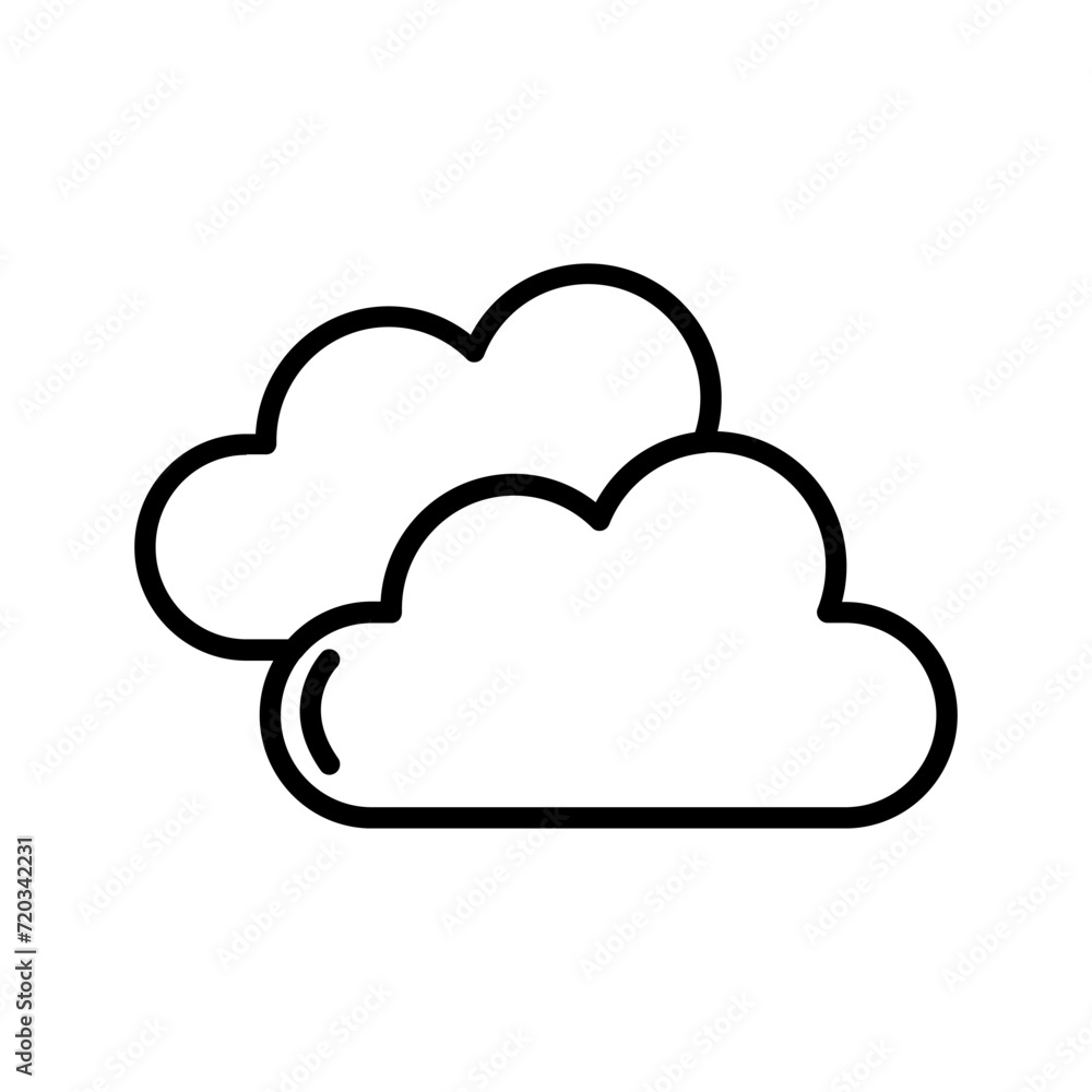 Cloud Vector Icon Cloud Vector Icon