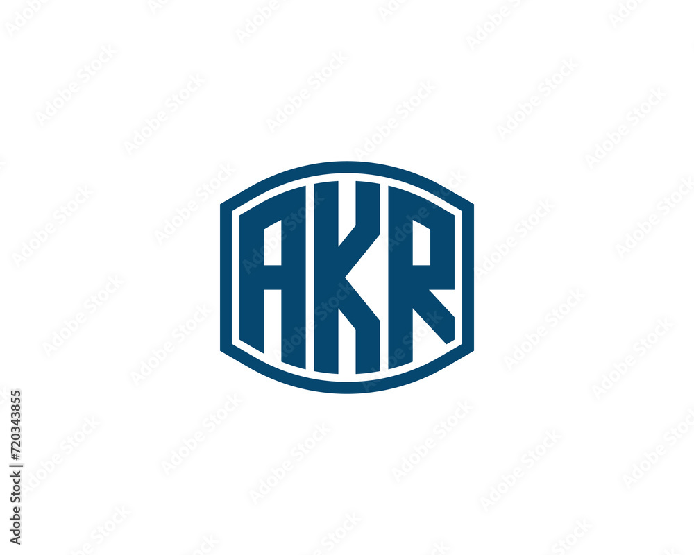 AKR logo design vector template AKR logo design vector template
