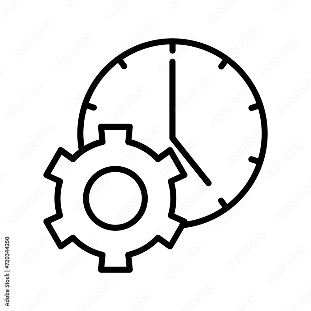 Time Planning Vector Icon Time Planning Vector Icon