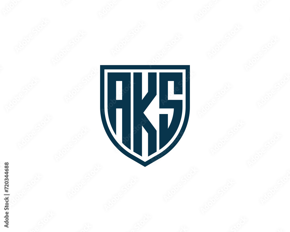 AKS logo design vector template AKS logo design vector template