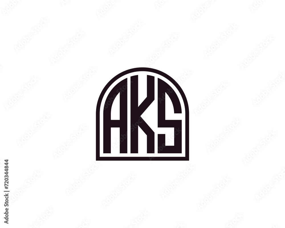AKS logo design vector template AKS logo design vector template