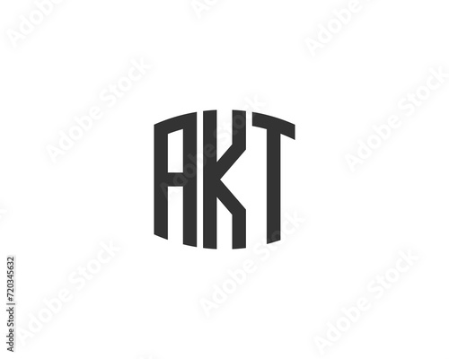 AKT logo design vector template
