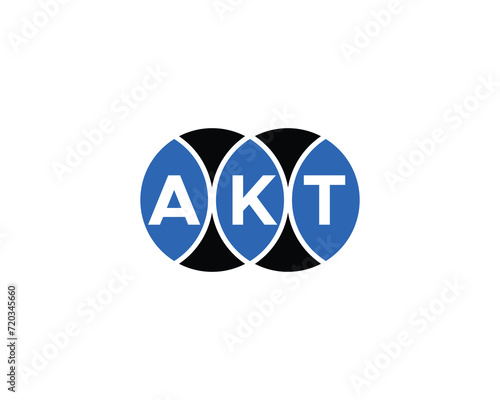 AKT logo design vector template
