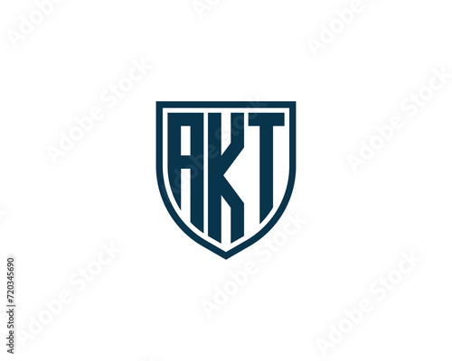 AKT logo design vector template photo