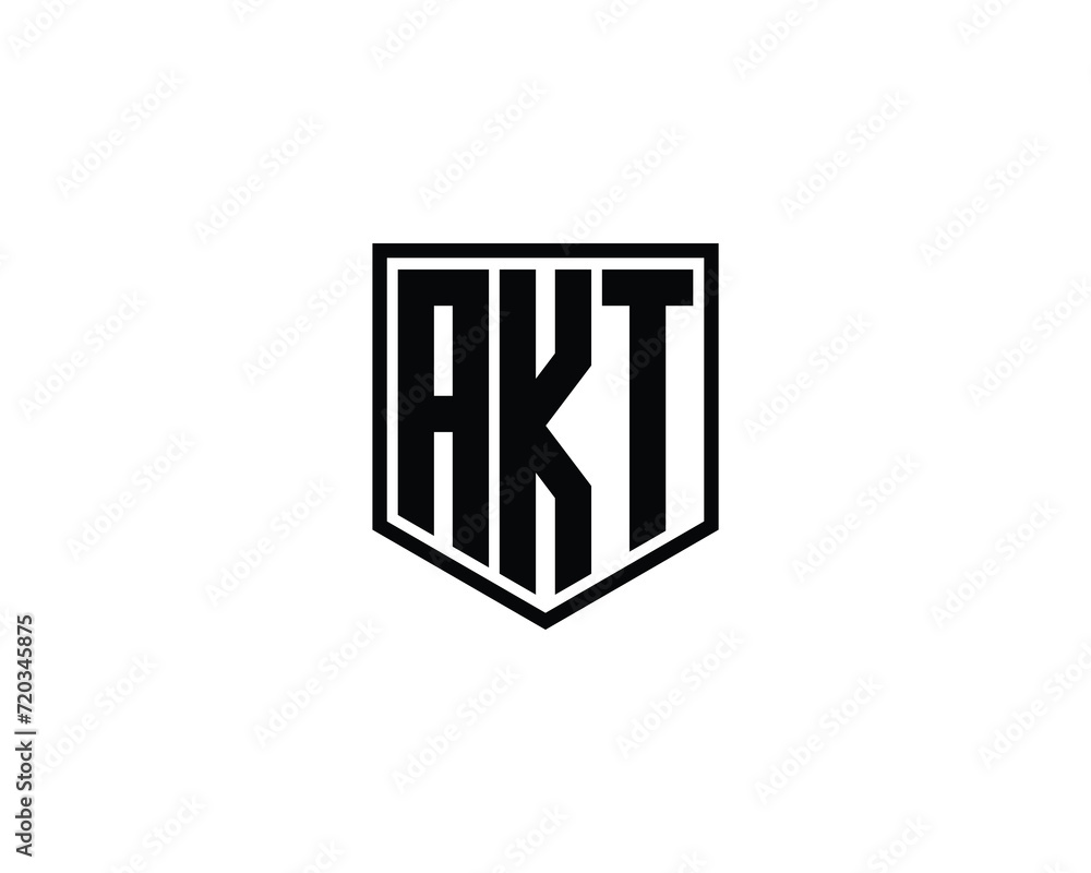 AKT logo design vector template AKT logo design vector template