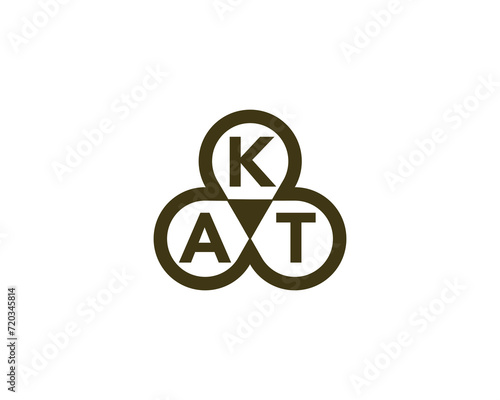 AKT logo design vector template