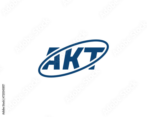AKT logo design vector template