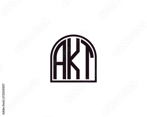 AKT logo design vector template