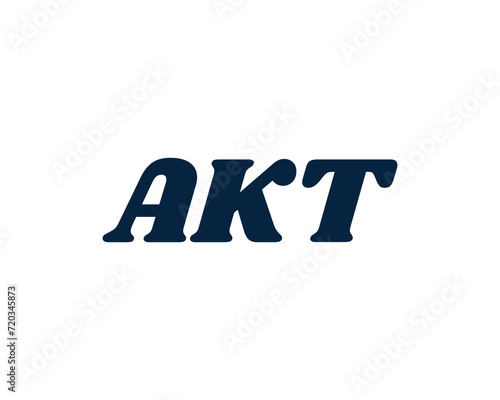 AKT logo design vector template