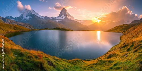 fantastic panorama of lake © Hungarian