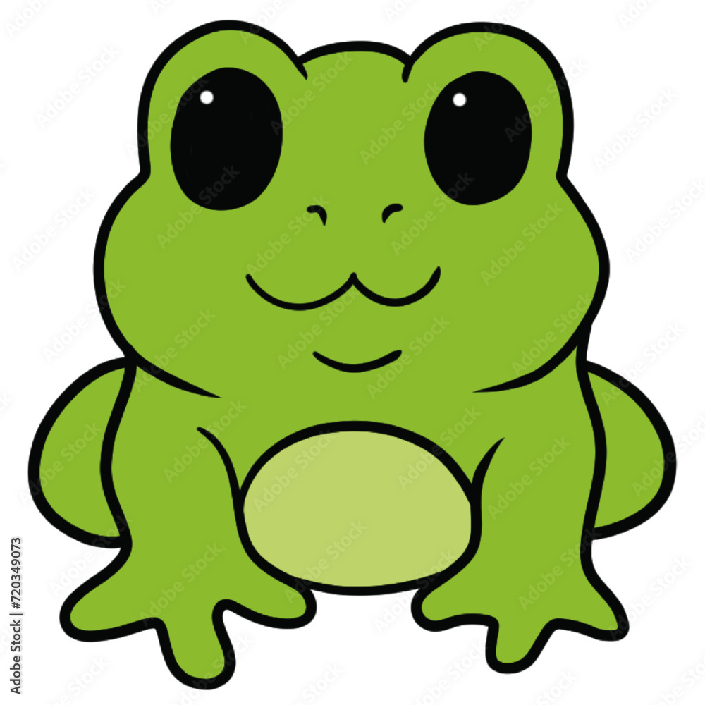 Cute Cartoon Frog Cute Cartoon Frog