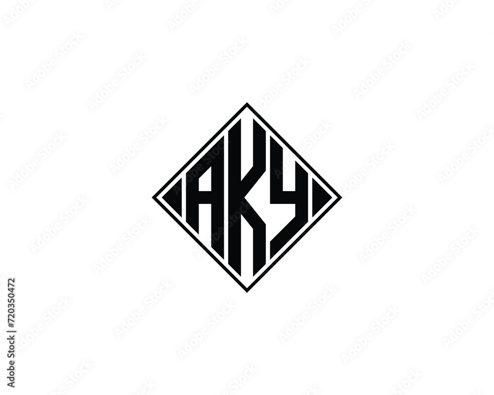 AKY logo design vector template AKY logo design vector template