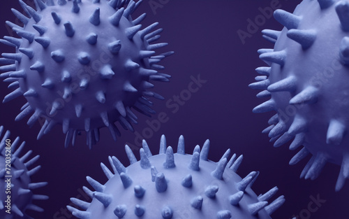 Covid-19 virus icon, Sars Cov 2 Bacteria, coronavirus pandemic and X epidemic
