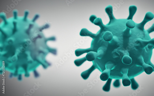 Covid-19 virus icon, Sars Cov 2 Bacteria, coronavirus pandemic and X epidemic
