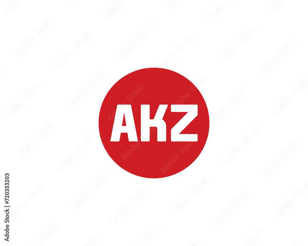AKZ logo design vector template AKZ logo design vector template