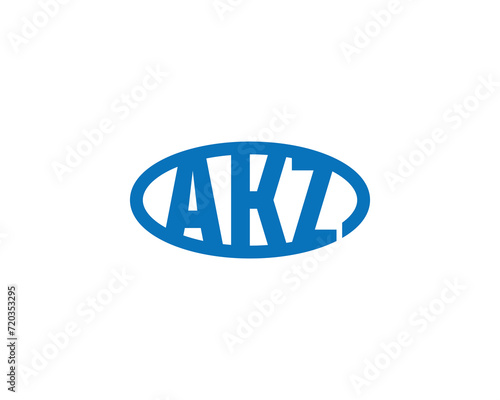 AKZ logo design vector template