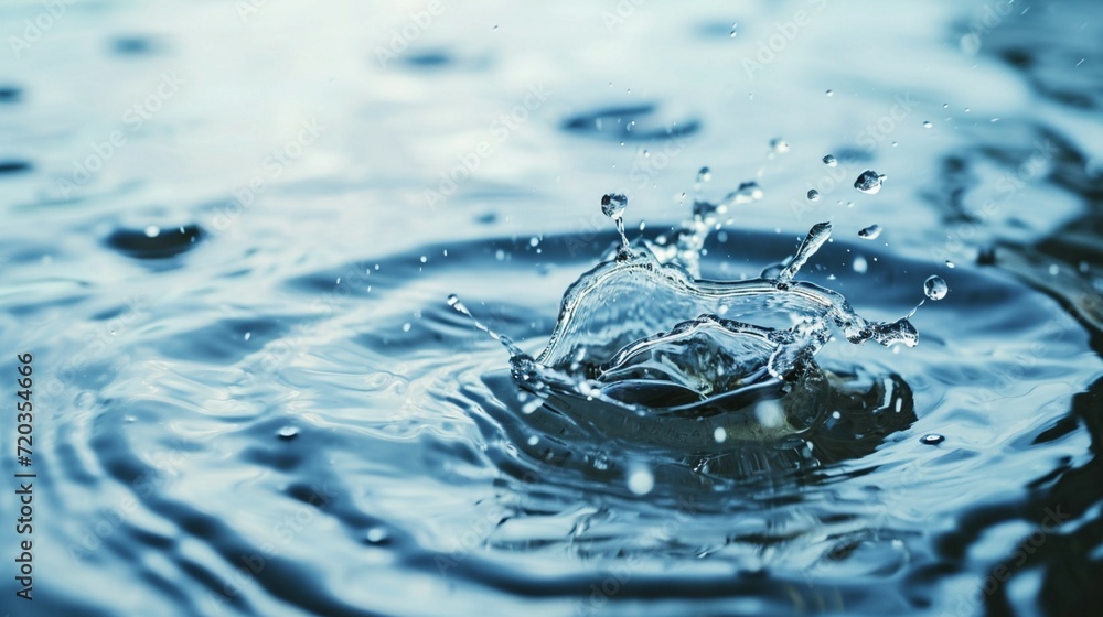 Water drop splash. Backdrop with splashing water Water drop splash. Backdrop with splashing water