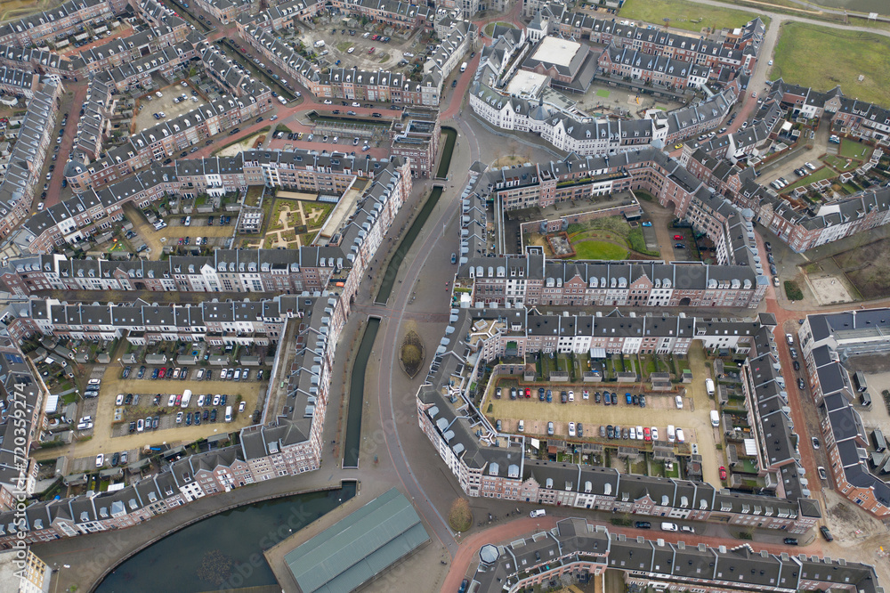 Fototapeta premium aerial view of the city