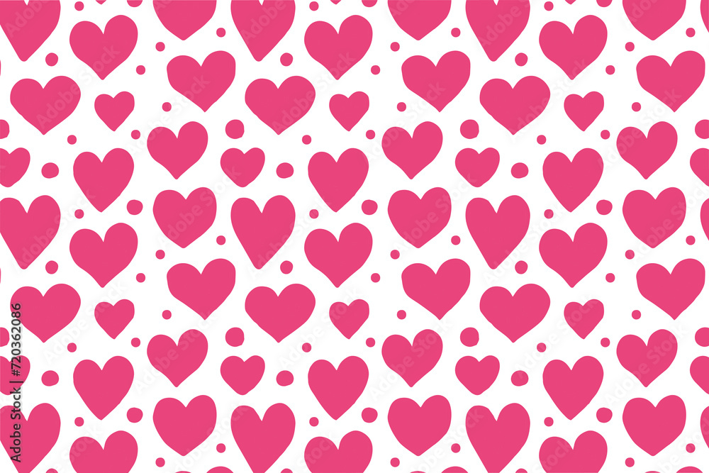 Heart pattern, Valentine's Day seamless pattern, Valentine's Day background. Heart pattern, Valentine's Day seamless pattern, Valentine's Day background.