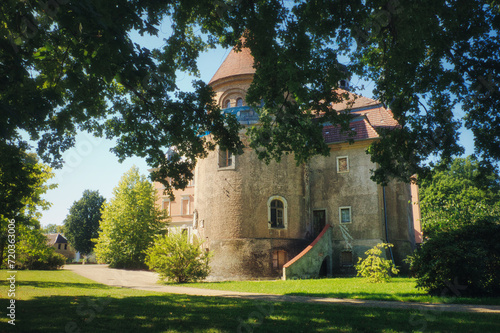 Old Castle in the Village - Schloss - Brandenburg - Germany - Background - Summer - Altdöbern photo